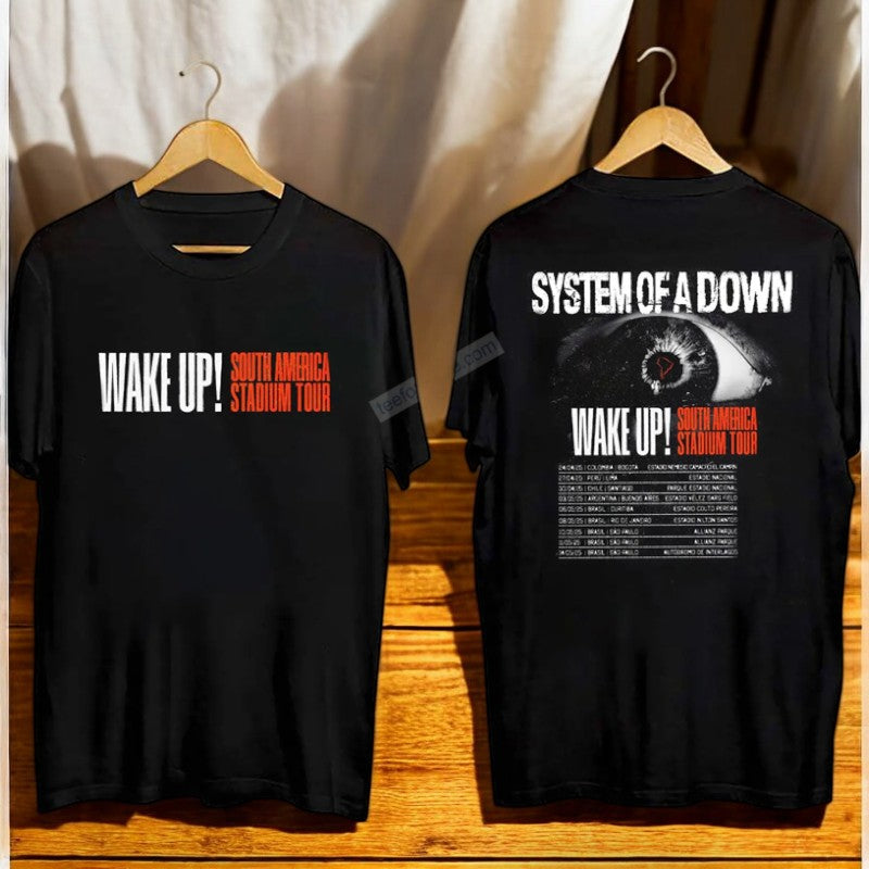2025 System Of A Down South America Stadium Tour Concert T-Shirt, hoodie, long sleeve, sweatshirt and tank top