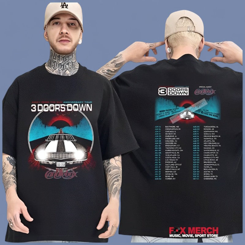 3 Doors Down Away From Doors The Sun Tour T-Shirts, hoodie, long sleeve, sweatshirt and tank top