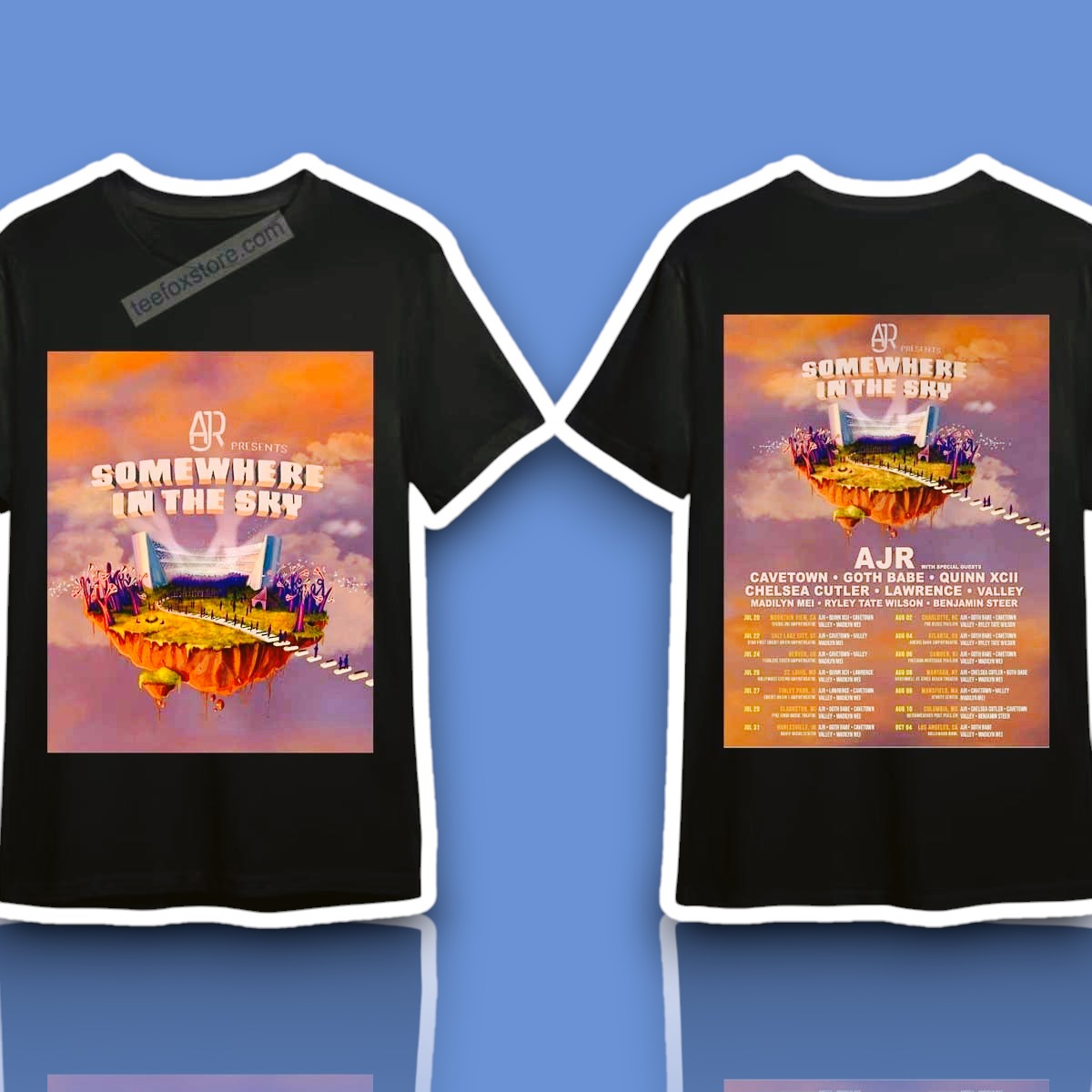 AJR Somewhere In The Sky Tour 2025 Graphic Shirt, hoodie, long sleeve, sweatshirt and tank top