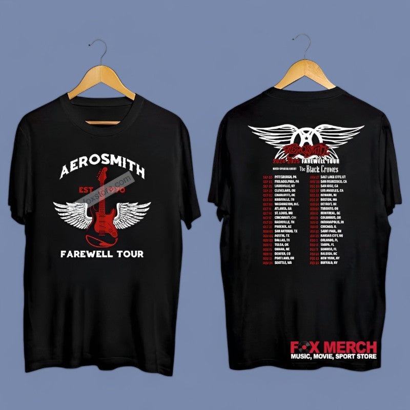 Aerosmith Est 1970 Peace Out Farewell Tour 2024-2025 Concert T-Shirt, hoodie, long sleeve, sweatshirt and tank top