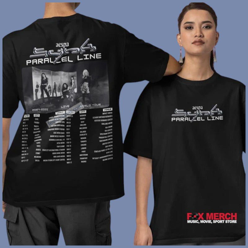 Aespa Synk Parallel Line Concert 2024 - 2025 T-Shirt, hoodie, long sleeve, sweatshirt and tank top