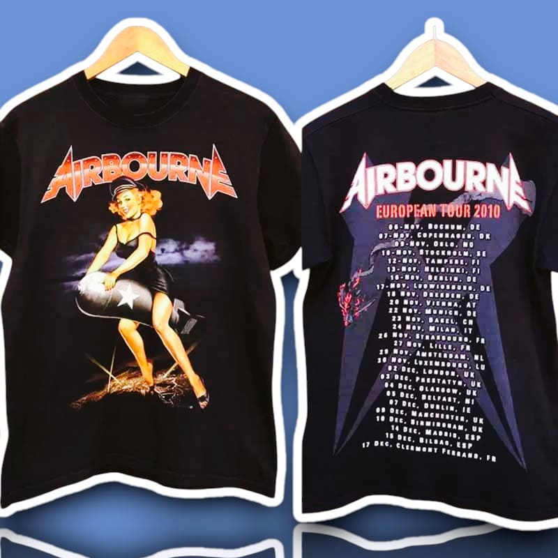 Airbourne European Tour 2010 Graphic Shirt, hoodie, long sleeve, sweatshirt and tank top