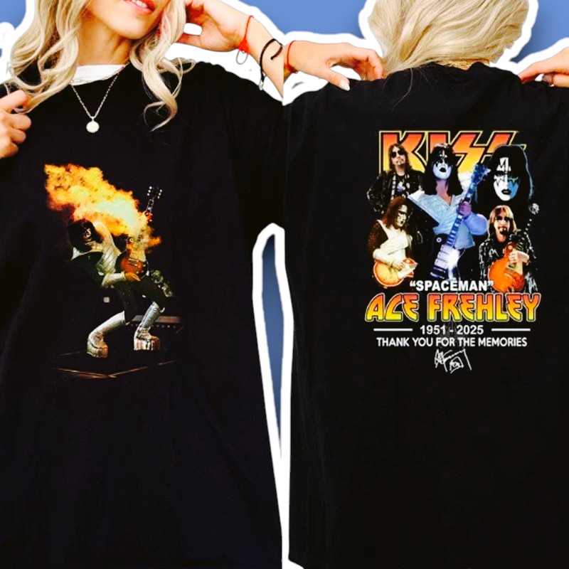 Ace Frehley Spaceman 1951-2025 Memorial Shirt, hoodie, long sleeve, sweatshirt and tank top