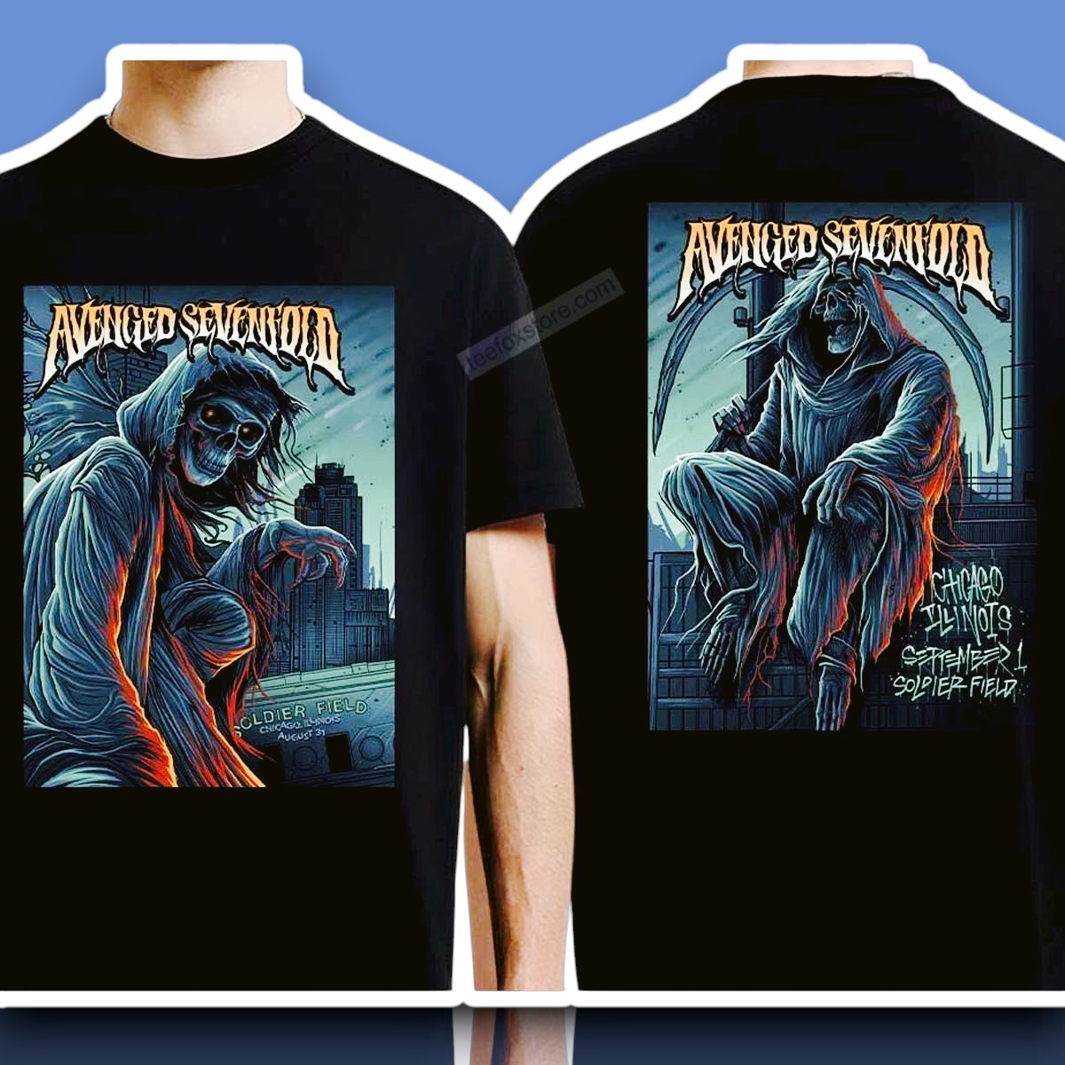 Avenged Sevenfold Soldier Field Chicago 2025 Shirt, hoodie, long sleeve, sweatshirt and tank top